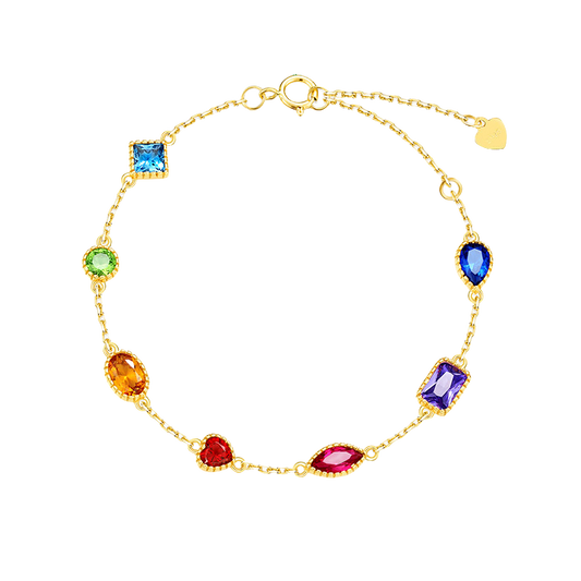 Kaleidoscope Rainbow Station Bracelet